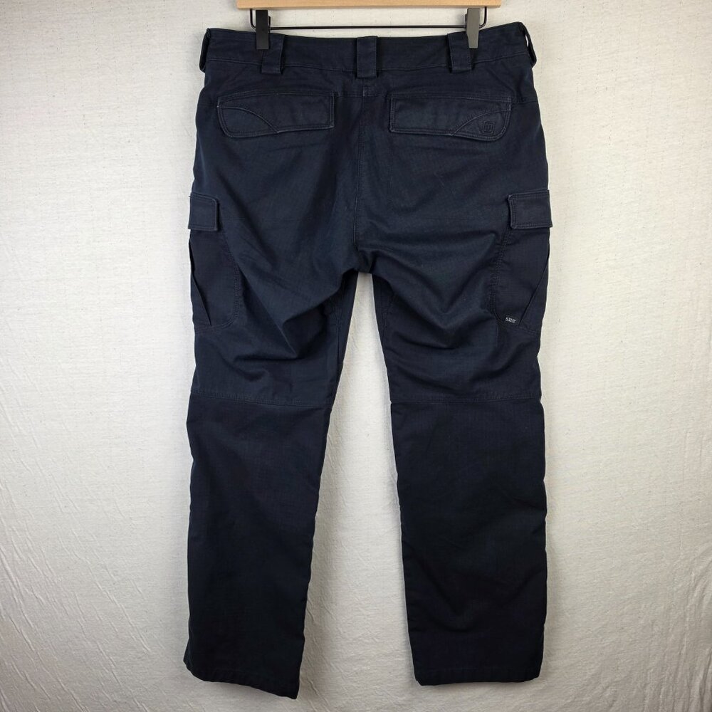 5.11 Tactical Cargo Pants Straight Leg Navy Utility size 12 Regular - Picture 3 of 8